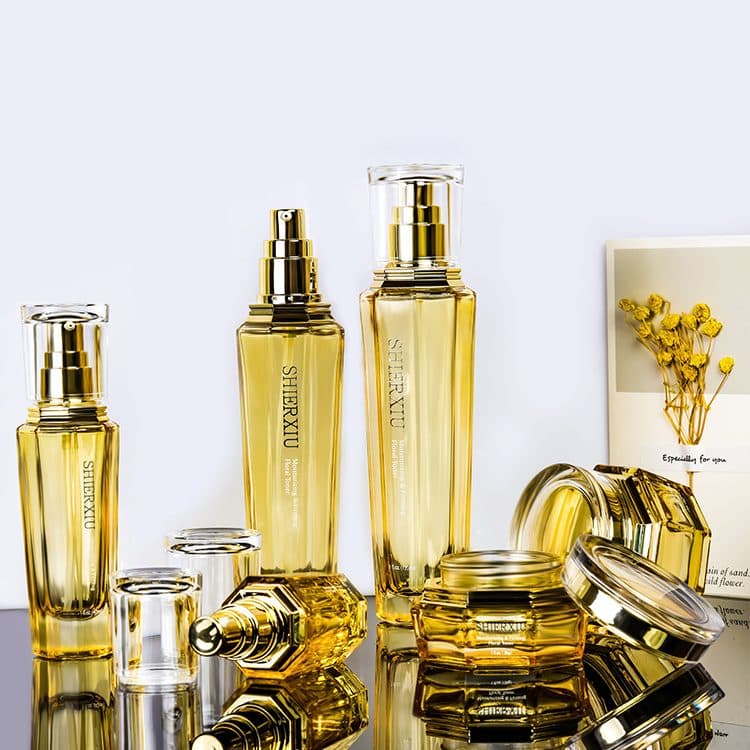 Y184 Series cosmetic glass bottle