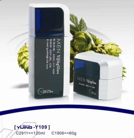 عبوة تجميلية · زجاج · دائري · 130ml — صورة 1