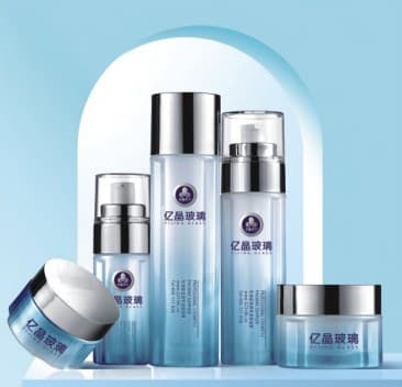عبوة تجميلية · زجاج · دائري · 110ml — صورة 1