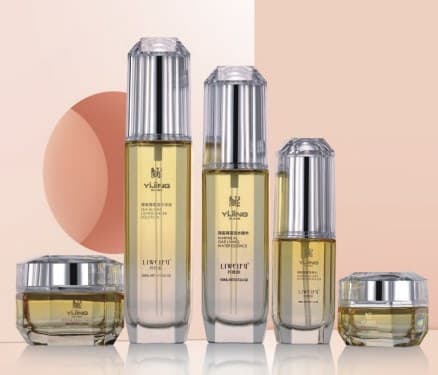 عبوة تجميلية · زجاج · دائري · 130ml — صورة 1