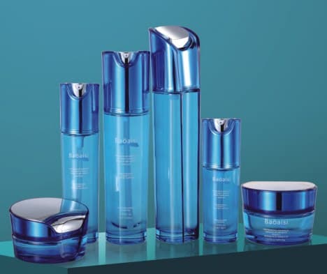 عبوة تجميلية · زجاج · دائري · 120ml — صورة 1
