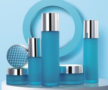 عبوة تجميلية · زجاج · دائري · 120ml — صورة 1