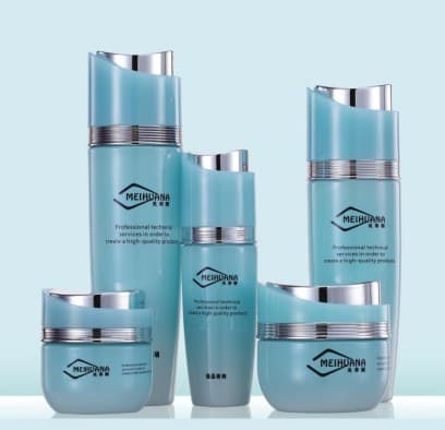عبوة تجميلية · زجاج · دائري · 120ml — صورة 1