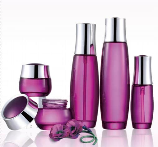 عبوة تجميلية · زجاج · دائري · 120ml — صورة 1