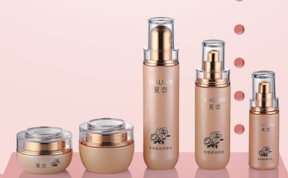 عبوة تجميلية · زجاج · دائري · 120ml — صورة 1