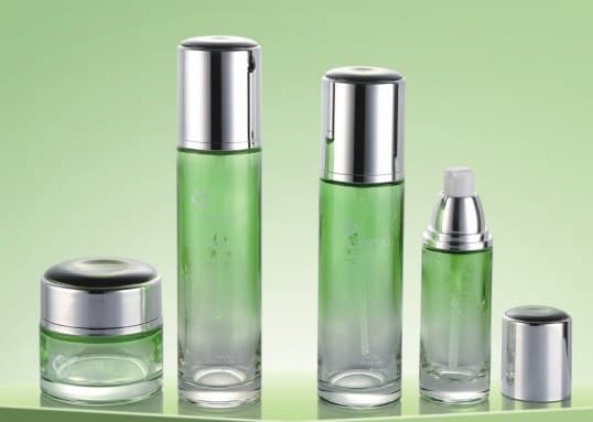 عبوة تجميلية · زجاج · دائري · 120ml — صورة 1