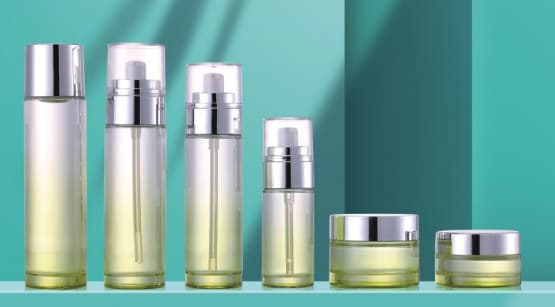 عبوة تجميلية · زجاج · دائري · 120ml — صورة 1