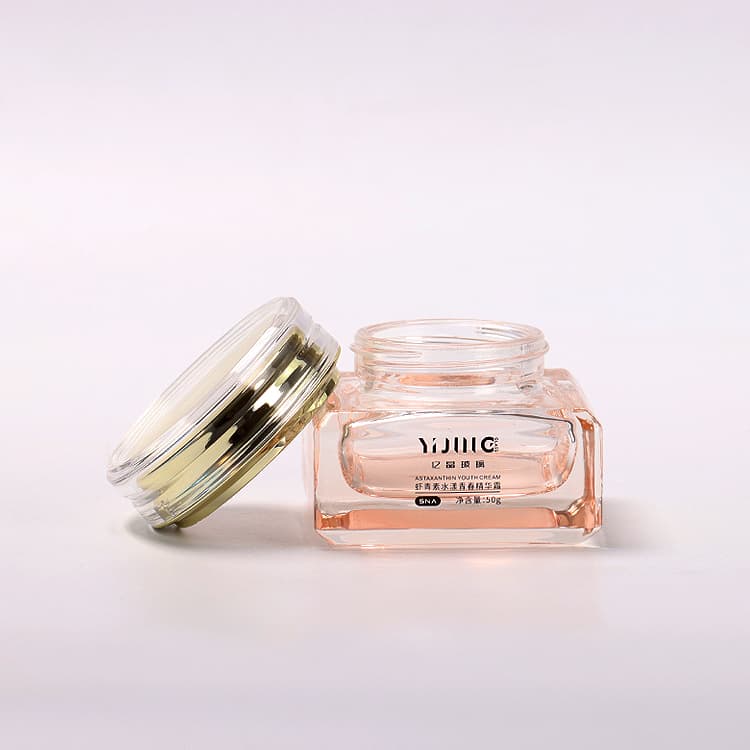 عبوة تجميلية · زجاج · دائري · 120ml — صورة 3