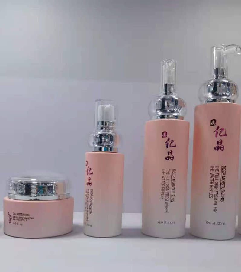 عبوة تجميلية · زجاج · دائري · 120ml — صورة 1