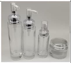 عبوة تجميلية · زجاج · دائري · 120ml — صورة 2